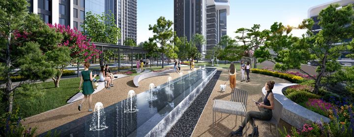 HDC현대산업개발이 제안한 조경 이미지. (사진=HDC현대산업개발 제공) *재판매 및 DB 금지