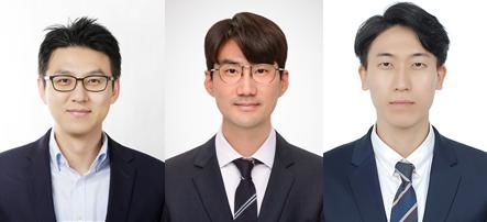 고려대 KU-KIST 융합대학원 박혜성 교수(왼쪽 첫 번째), 고려대 최윤성 박사(왼쪽 두 번째), 고려대 정승온 박사. (사진=고려대 제공) *재판매 및 DB 금지