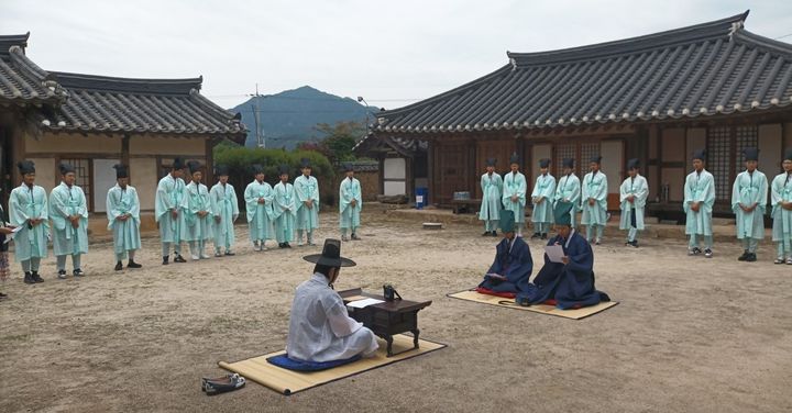 [거창=뉴시스] 거창군 동계종택 의리대가 동계종가 운영 (사진=거창군 제공) 2025. 05. 23. photo@newsis.com *재판매 및 DB 금지