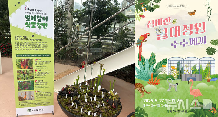 [광주=뉴시스] 광주시수목원 '신비한 열대정원 수수꼐끼'. (사진=광주시수목원 제공). photo@newsis.com *재판매 및 DB 금지