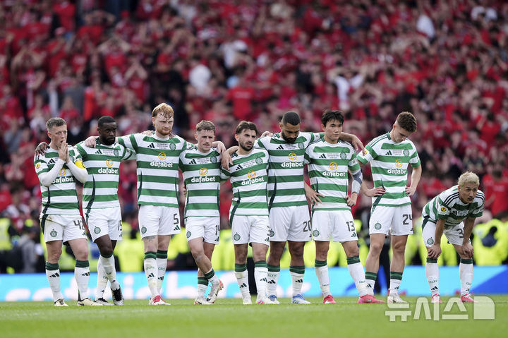 [글래스고=AP/뉴시스]셀틱, 스코티시컵 3연패 좌절. 2025.05.24.