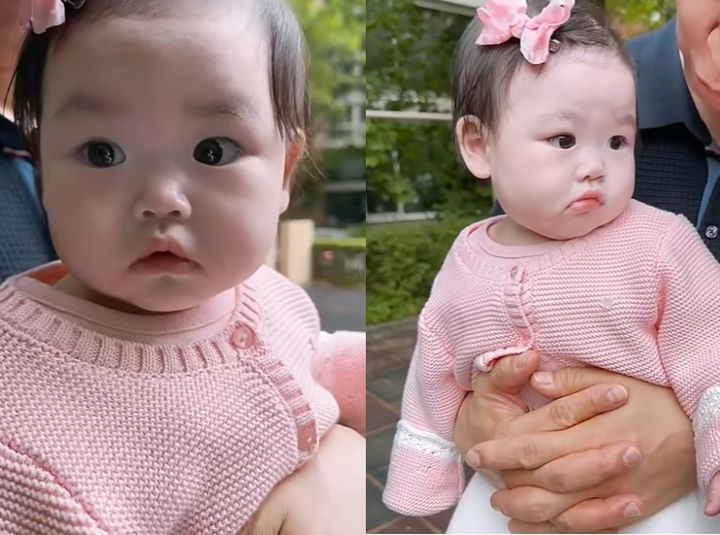 [서울=뉴시스] 박수홍 딸의 모습. (사진=유튜브 채널 '박수홍 행복해다홍' 캡처) 2025.05.25 photo@newsis.com&nbsp; *재판매 및 DB 금지