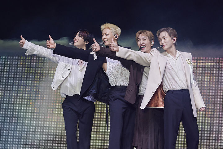 [서울=뉴시스] 샤이니 17주년 기념 일곱 번째 단독 콘서트. (사진 = SM엔터테인먼트 제공) 2025.05.26. photo@newsis.com *재판매 및 DB 금지