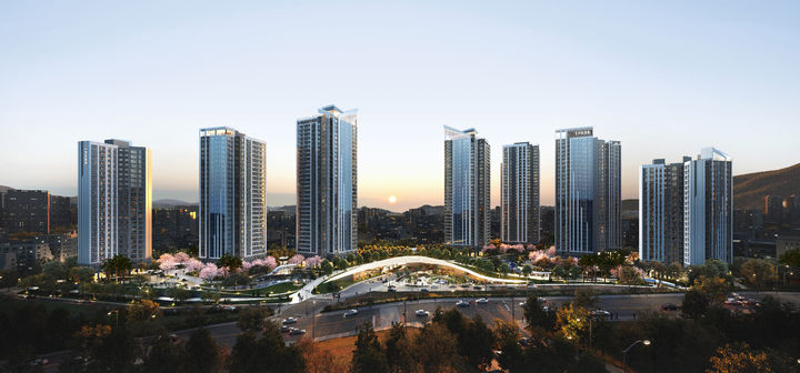 부산 연산 10구역 재개발 투시도. (사진=HDC현대산업개발 제공) *재판매 및 DB 금지