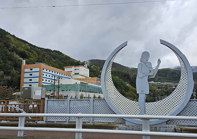 국내 최초의 산재병원인 태백시 장성동 근로복지공단 태백병원 전경.(사진=뉴시스) *재판매 및 DB 금지