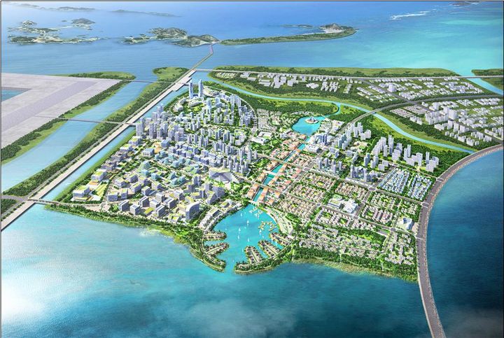 [군산=뉴시스] 새만금 스마트 수변도시 통합개발계획 변경 조감도. (사진=뉴시스 DB). photo@newsis.com&nbsp; *재판매 및 DB 금지