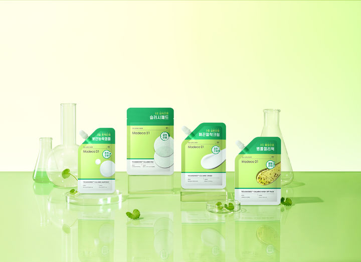 [서울=뉴시스] 동국제약 마데카21 '테카소사이드 카밍' 라인 4종. (사진=동국제약 제공) 2025.05.26. photo@newsis.com *재판매 및 DB 금지