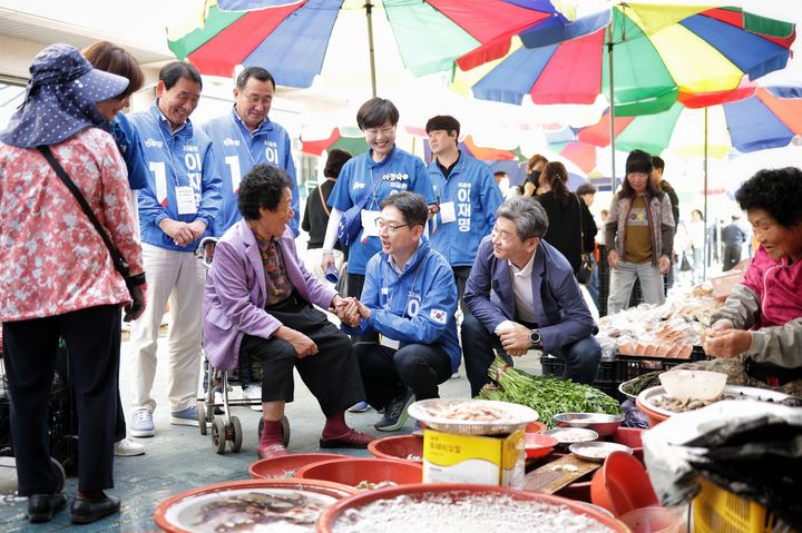 [창원=뉴시스]김경수 민주당 총괄선대위원장.(사진=민주당 경남도당 제공) 2025.05.26.photo@newsis.com&nbsp; *재판매 및 DB 금지