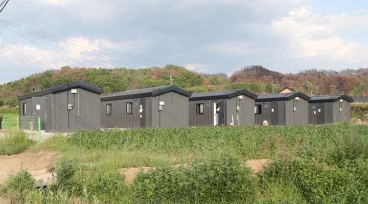  [안동=뉴시스] 산불피해 이재민들이 입주한 안동시 선진이동주택 (사진=안동시 제공) 2025.05.27. photo@newsis.com *재판매 및 DB 금지