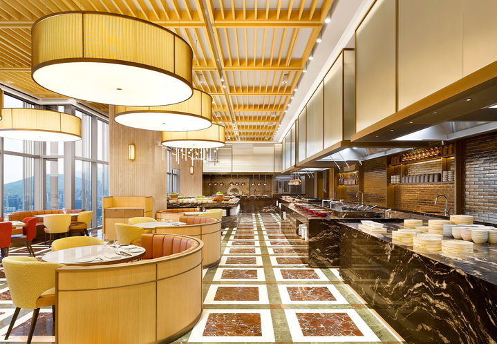 [서울=뉴시스] 조선팰리스 뷔페 '콘스탄스' 모습.(사진=조선호텔앤리조트 제공) *재판매 및 DB 금지