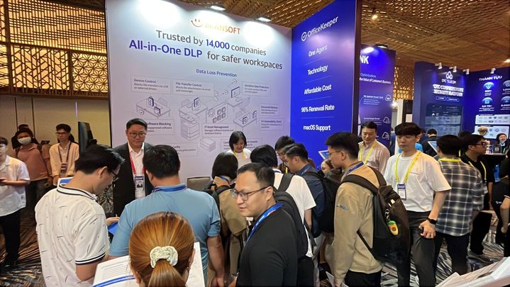 지란지교소프트 베트남 시큐리티 서밋 2025 부스(사진=지란지교소프트 제공) *재판매 및 DB 금지