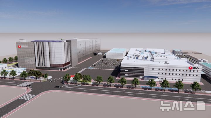[서울=뉴시스] 농심의 부산 녹산 수출 전용공장 조감도. (자료= 농심 제공) photo@newsis.com