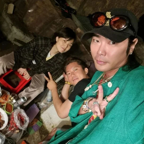 [서울=뉴시스] 왼쪽부터 안영미, 김대호, 뮤지. (사진=안영미 인스타그램 캡처) 2025.05.27. photo@newsis.com *재판매 및 DB 금지