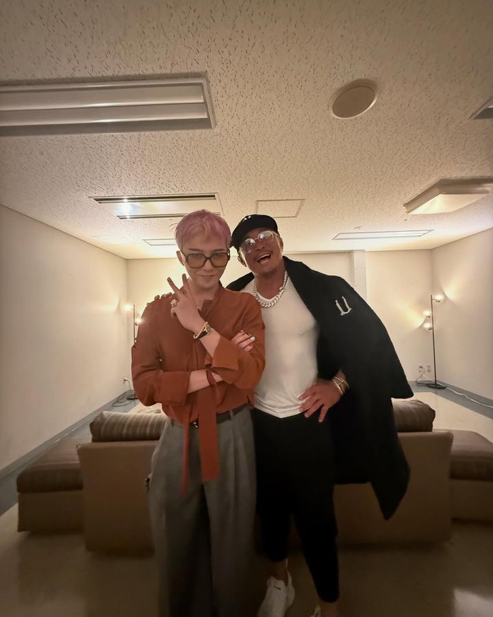 [서울=뉴시스] 지드래곤(왼쪽)·추성훈. (사진=추성훈 인스타그램 캡처) 2025.05.27. photo@newsis.com *재판매 및 DB 금지
