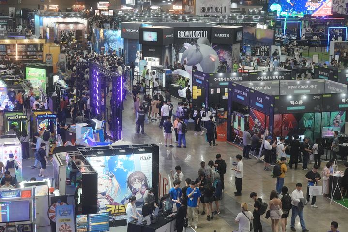 [수원=뉴시스] 지난 5월 22~25일 고양 킨텍스 제1전시장에서 열린 '2025 플레이엑스포'. (사진=경기도 제공) 2025.05.27. photo@newsis.com *재판매 및 DB 금지