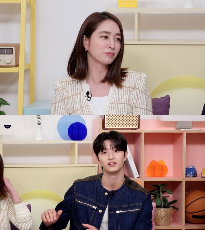 [서울=뉴시스] 이민정(위)·김재원. (사진=KBS 2TV '옥탑방의 문제아들' 제공) 2025.05.27. photo@newsis.com *재판매 및 DB 금지