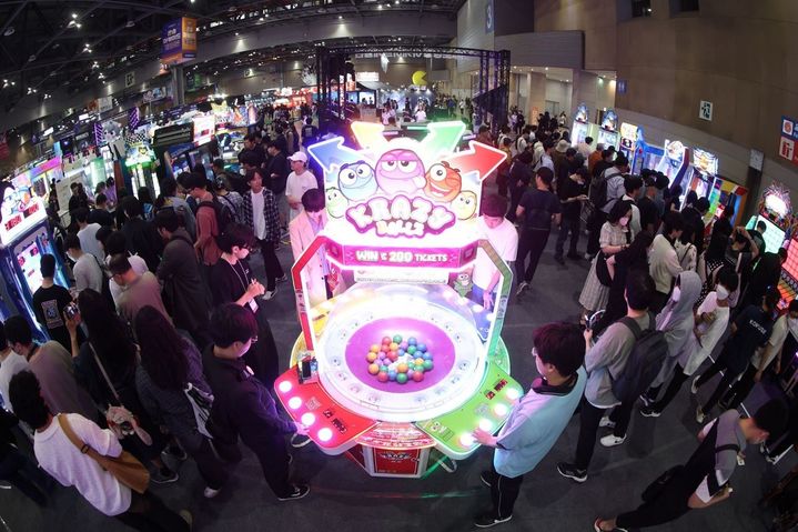 콘진원은 2025 플레이엑스포에 참가해 K-아케이드 공동관을 운영했다. (사진=콘진원 제공) *재판매 및 DB 금지
