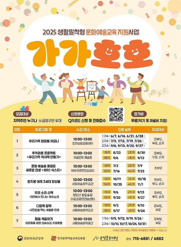 [부산=뉴시스] 부산 금정문화재단은 '우리가족 핸들벨 하모니' 참가자를 오는 6월4일까지 모집한다. (사진=금정문화재단 제공) 2025.05.27. photo@newsis.com *재판매 및 DB 금지