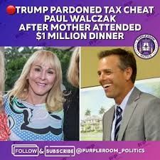 [서울=뉴시스]거액을 내고 도널드 트럼프 미 대통령 모금 만찬에 참석한 뒤 사면받은 폴 왈착과 그의 어머니 엘리자베스 파고. (출처=인스타그램) 2025.5.28.&nbsp; *재판매 및 DB 금지