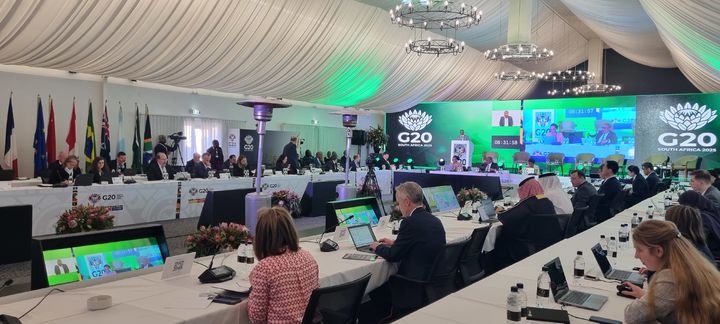 [세종=뉴시스] 26일부터 28일까지 사흘간 남아프리카공화국 림포포주에서 열린 '주요 20개국(G20) 농업수석과학자회의(MACS)' 전경. (사진=농촌진흥청 제공) *재판매 및 DB 금지