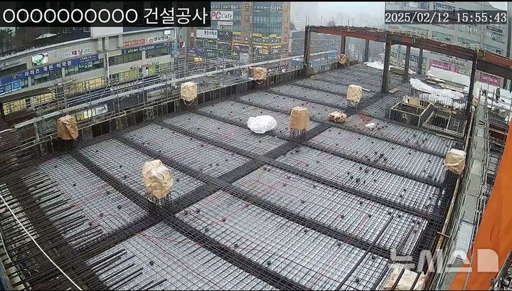 [용인=뉴시스]보정종합복지회관 건축현장 촬영 영상(사진=용인시 제공) 2025.05.28.photo@newsis.com