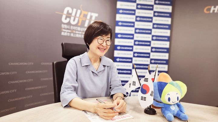 [창원=뉴시스] 강경국 기자 = 경남 창원특례시 투자유치단 국제협력팀 심보영 협력관. 2025.05.28. kgkang@newsis.com *재판매 및 DB 금지