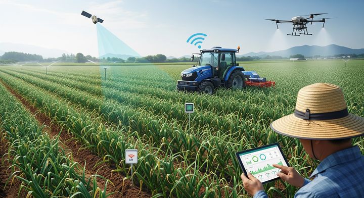 노지 스마트농업, 생산 32% 늘고 노동 43% 줄었다 - 뉴스 썸네일 이미지