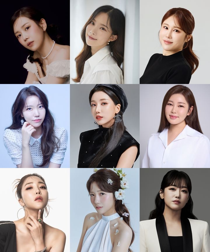 [서울=뉴시스] TV조선 '미스트롯' 시즌1 멤버들이 오는 7월 12일 서울 강서구 KBS 아레나에서 콘서트 '첫정'을 개최한다. (사진=제이지스타 제공) 2025.05.28. photo@newsis.com *재판매 및 DB 금지