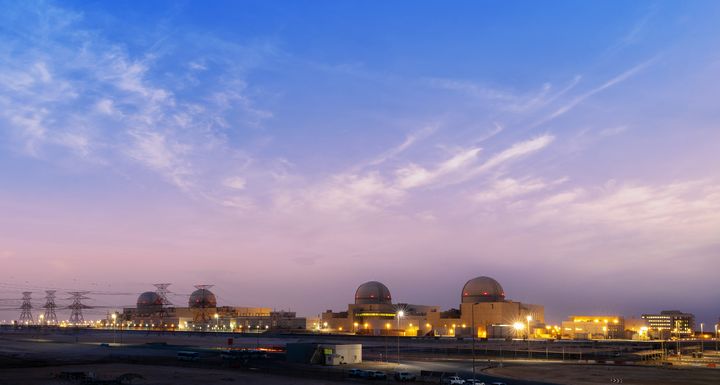 [세종=뉴시스]아랍에미리트(UAE) 바라카 1~4호기 전경이다.(사진=한국전력공사 제공) *재판매 및 DB 금지