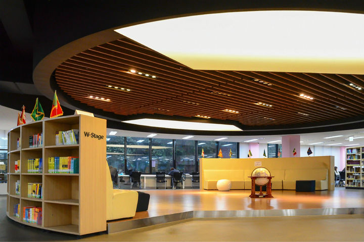 [부산=뉴시스] 부산 금정구 부산외국대학교 중앙도서관. (사진=부산외대 제공) 2025.05.28. photo@newsis.com&nbsp; *재판매 및 DB 금지