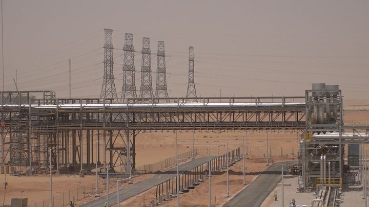 [담맘=뉴시스]사우디의 자푸라 열병합 발전소 전경이다. (사진=산업통상자원부 공동취재단 제공) *재판매 및 DB 금지