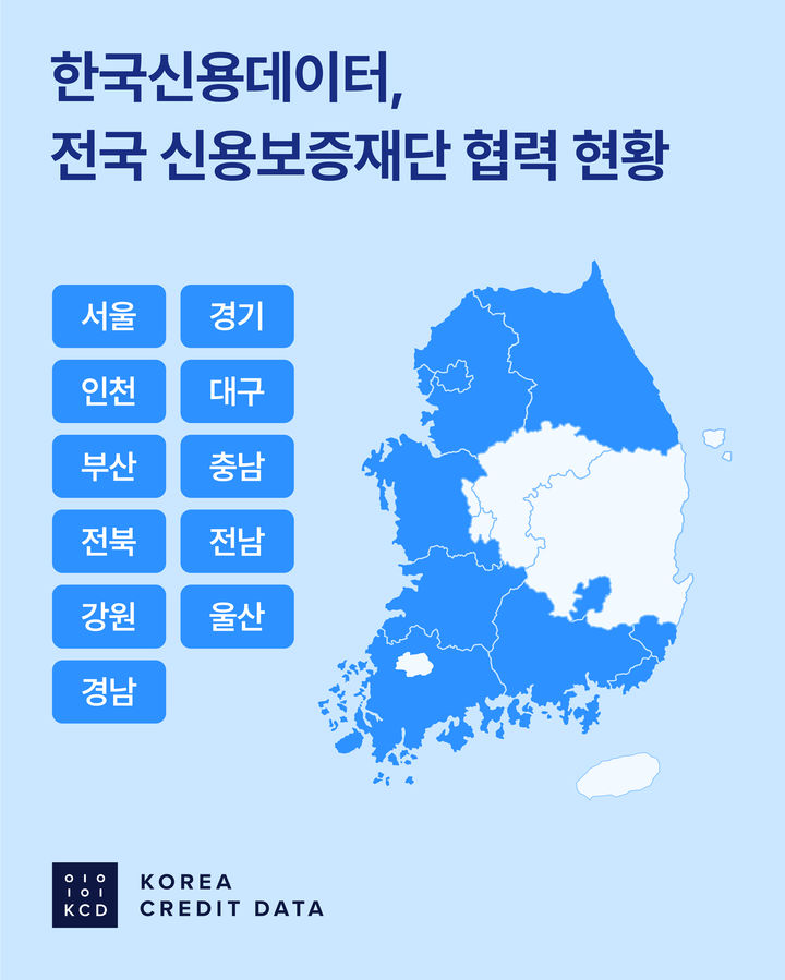 한국신용데이터, 전국 신용보증재단과 소상공인 지원 협업