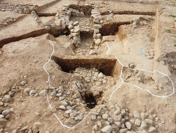 [서울=뉴시스] 경주 쪽샘지구 K91호 돌방무덤 널길 모습 (사진=국가유산청 제공) 2025.05.29. photo@newsis.com *재판매 및 DB 금지