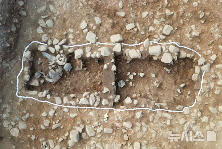 [서울=뉴시스] 경주 쪽샘지구 J230호 덧널무덤 조사 (사진=국가유산청 제공) 2025.05.29. photo@newsis.com