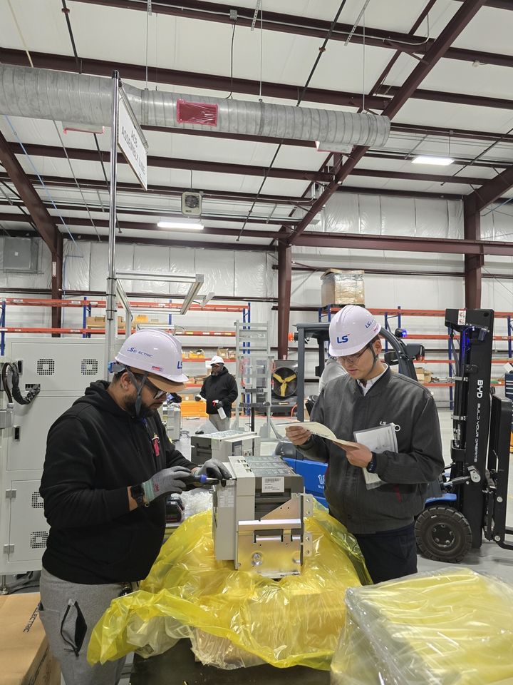 [서울=뉴시스]미국 텍사스주 배스트럽시에 위치한 'LS일렉트릭 배스트럽 캠퍼스' 내부. (사진 = LS) 2025.05.29. photo@newsis.com&nbsp; *재판매 및 DB 금지