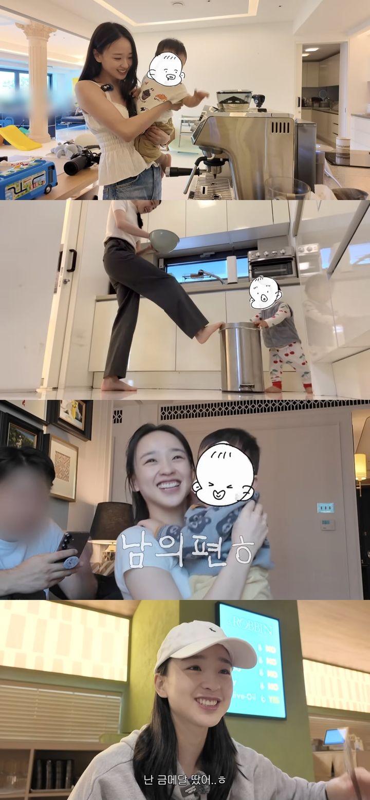 [서울=뉴시스] 유튜브 채널 '손연재 sonyeonjae'가 지난 28일 공개한 영상. (사진=유튜브 채널 '손연재 sonyeonjae' 캡처) 2025.05.29. photo@newsis.com *재판매 및 DB 금지