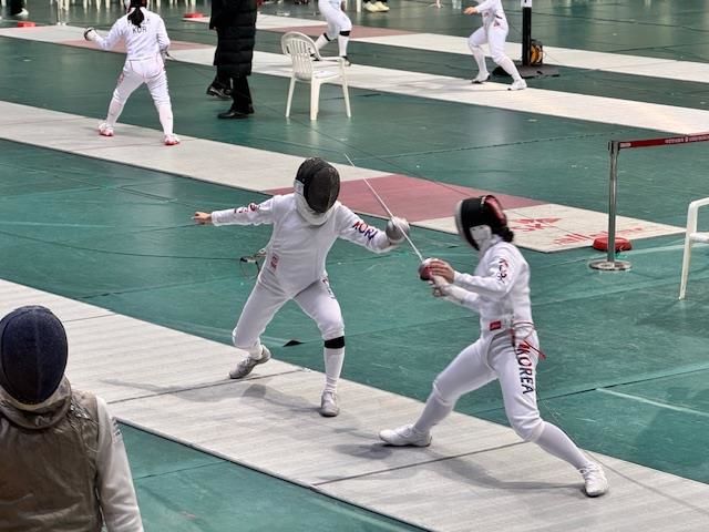 [익산=뉴시스] 2025년 1월 전국남녀종목별오픈펜싱선수권대회 (사진=익산시 제공) *재판매 및 DB 금지