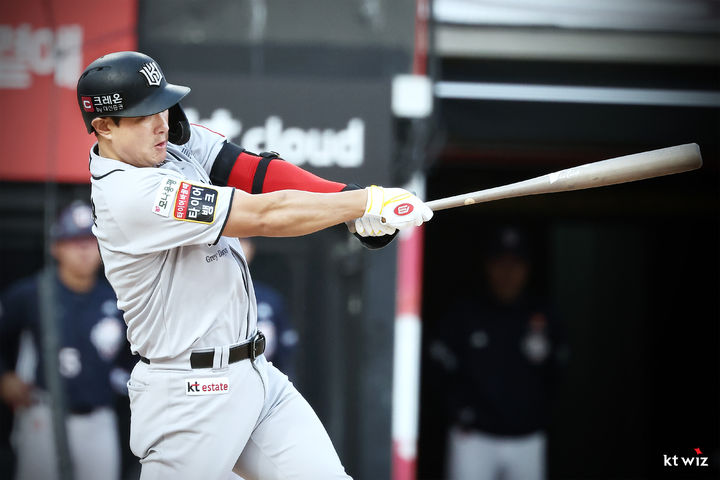 [서울=뉴시스] 프로야구 KT 위즈의 황재균. (사진 = KT 위즈 제공) *재판매 및 DB 금지