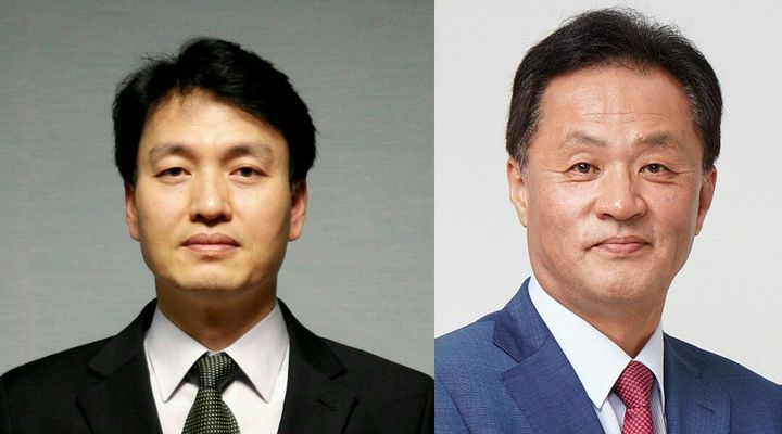 세종=뉴시스] 이제욱 경북대 이학박사·한희철 고려대 의학박사.(사진=한국보건산업진흥원) *재판매 및 DB 금지