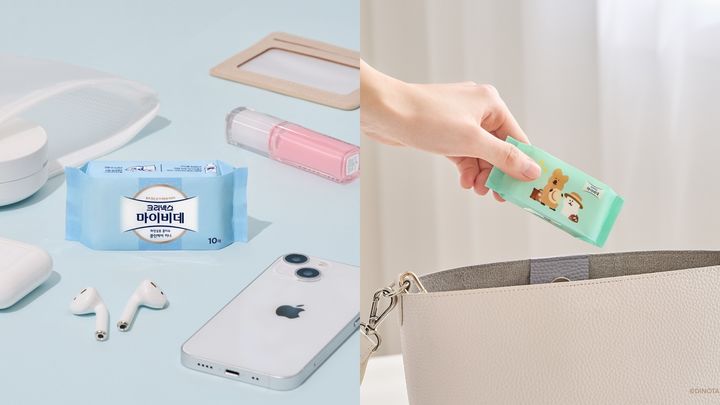 [서울=뉴시스]크리넥스 마이비데 클린케어 미니.(사진=유한킴벌리 제공) 2025.05.30. photo@newsis.com *재판매 및 DB 금지