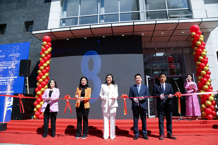 왼쪽부터 몽골 문화스포츠관광청년부 벌러르마 관광정책국장, 문화체육관광부 이혜림 국제관광과장, 몽골 문화스포츠관광청년부 노밍 장관, 한국관광공사 정창욱 MICE 실장, 김일중 울란바토르지사장 *재판매 및 DB 금지