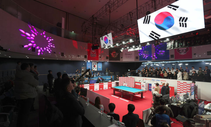 [서울=뉴시스]PBA-LPBA투어 경기장(고양 킨텍스 PBA 스타디움) 전경 (사진= 프로당구협회 제공) 2025.05.30. photo@newsis.com *재판매 및 DB 금지