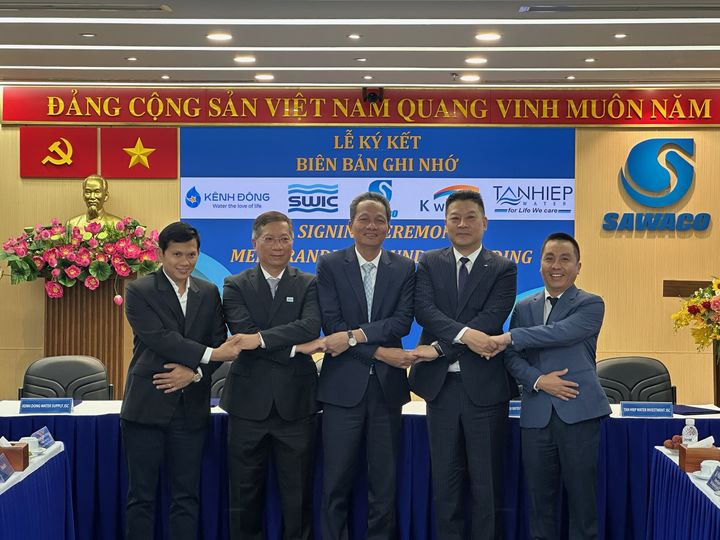 [대전=뉴시스]한국수자원공사(K-water)는 30일 베트남 호찌민시 상수도 공기업인 사이공수도공사(SAWACO)와 상수도 사업 협력 및 디지털 물관리 기술 교류 등을 위한 업무협약을 체결했다. (사진=수자원공사 제공) 2025. 05. 30 photo@newsis.com *재판매 및 DB 금지