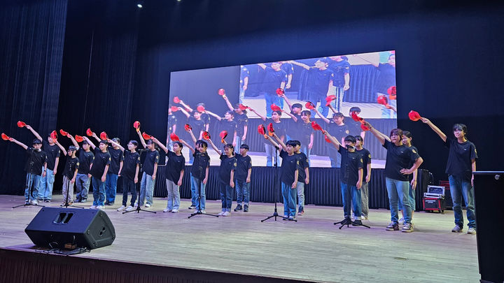 [광주=뉴시스] 광주 광천청소년문화의집 '라별'팀 제26회 광주시 119소방동요 경연대회 금상 수상. (사진=광천청소년문화의집 제공) 2025.06.01. photo@newsis.com *재판매 및 DB 금지