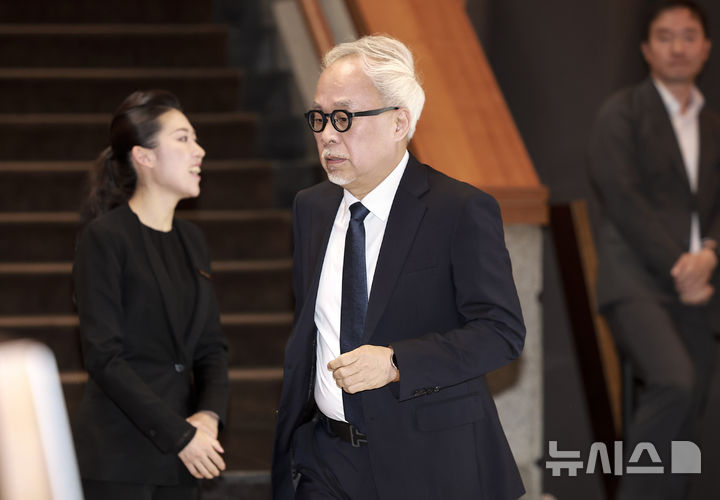 [서울=뉴시스] 정병혁 기자 = 최주선 삼성SDI 대표이사 사장이 30일 서울 중구 신라호텔에서 열린 2025년 삼성호암상 시상식에 참석하고 있다. 2025.05.30. jhope@newsis.com