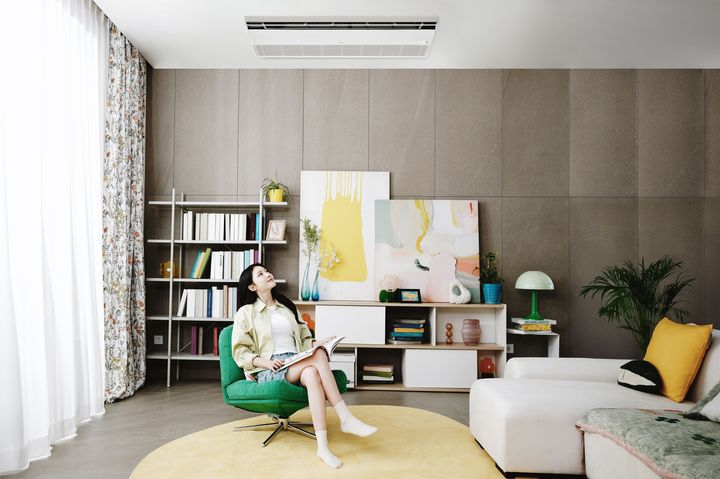 [서울=뉴시스] LG전자가 물체의 위치와 움직임을 감지하는 레이더 센서와 강화된 인공지능(AI) 기능을 탑재한 '휘센 AI 시스템에어컨'을 출시한다고 1일 밝혔다. (사진=LG전자 제공) photo@newsis.com *재판매 및 DB 금지