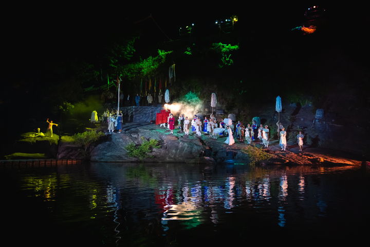 [진주=뉴시스] 진주 실경역사뮤지컬 '의기논개'. (사진=진주시 제공) 2025.06.01. photo@newsis.com *재판매 및 DB 금지