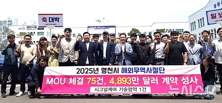 [영천=뉴시스] 경북 영천시 해외 무역사절단. (사진=영천시 제공) 2025.06.01. photo@newsis.com 