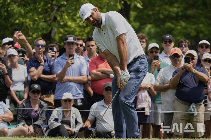 [더블린=AP/뉴시스]스코티 셰플러. 2025.06.01.