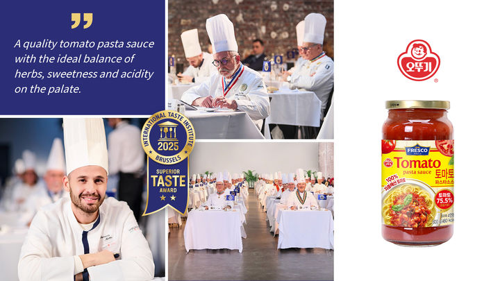 [서울=뉴시스] 오뚜기 프레스코 파스타소스 국제우수미각상 수상.(사진=오뚜기 제공) *재판매 및 DB 금지